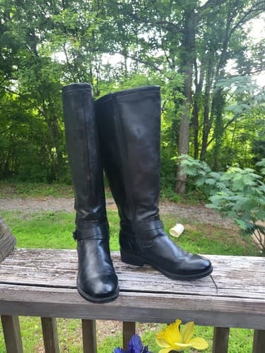 Baretraps Women's Yvonna2 Wide Calf Knee High Rising Boot Black Size 6M - Thumbnail 6