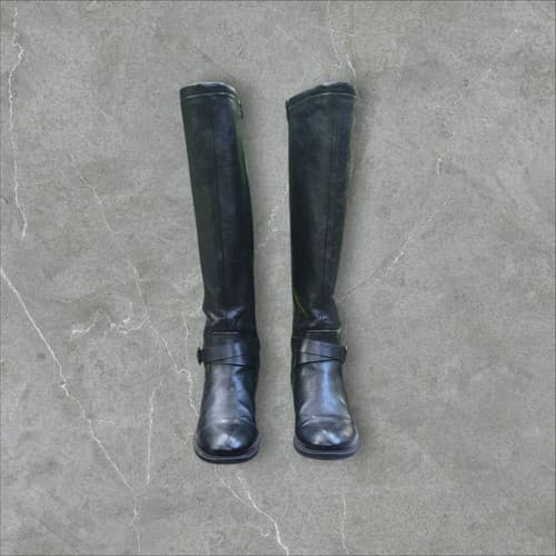 Baretraps Women's Yvonna2 Wide Calf Knee High Rising Boot Black Size 6M - Thumbnail 2