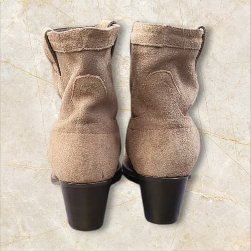 Steve Madden Women's Shakkerr Ankle Boots, Taupe Suede SIZE 8 M - Thumbnail 4