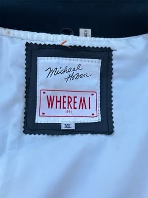 🏈 VINTAGE 90's MICHAEL HOBAN FOOTBALL WHEREMI LEATHER JACKET Men’s XL - Thumbnail 8