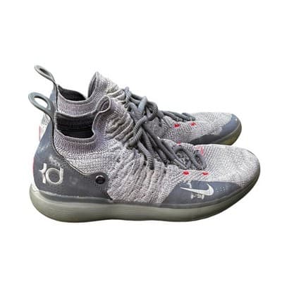 Men's Nike KD 11 Basketball Shoes A02604-002 Gray Size 11.5 Durant Lace-Up [S3] - Thumbnail 2