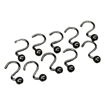 Bronze Colored Metal Ball Curtain Hook