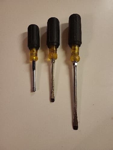 Klein Tools General Purpose Screwdriver 602-4 In, Nutdriver, 6 In Set Of 3