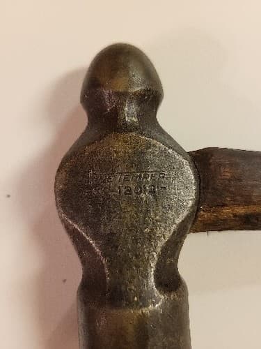 TRUE TEMPER 12" BALL PEEN HAMMER No. 12012 Wooden Handle - Thumbnail 3
