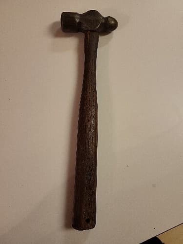 TRUE TEMPER 12" BALL PEEN HAMMER No. 12012 Wooden Handle