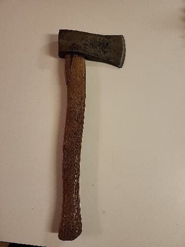 Unmarked Wood Handle 14" hatchet. - Thumbnail 2