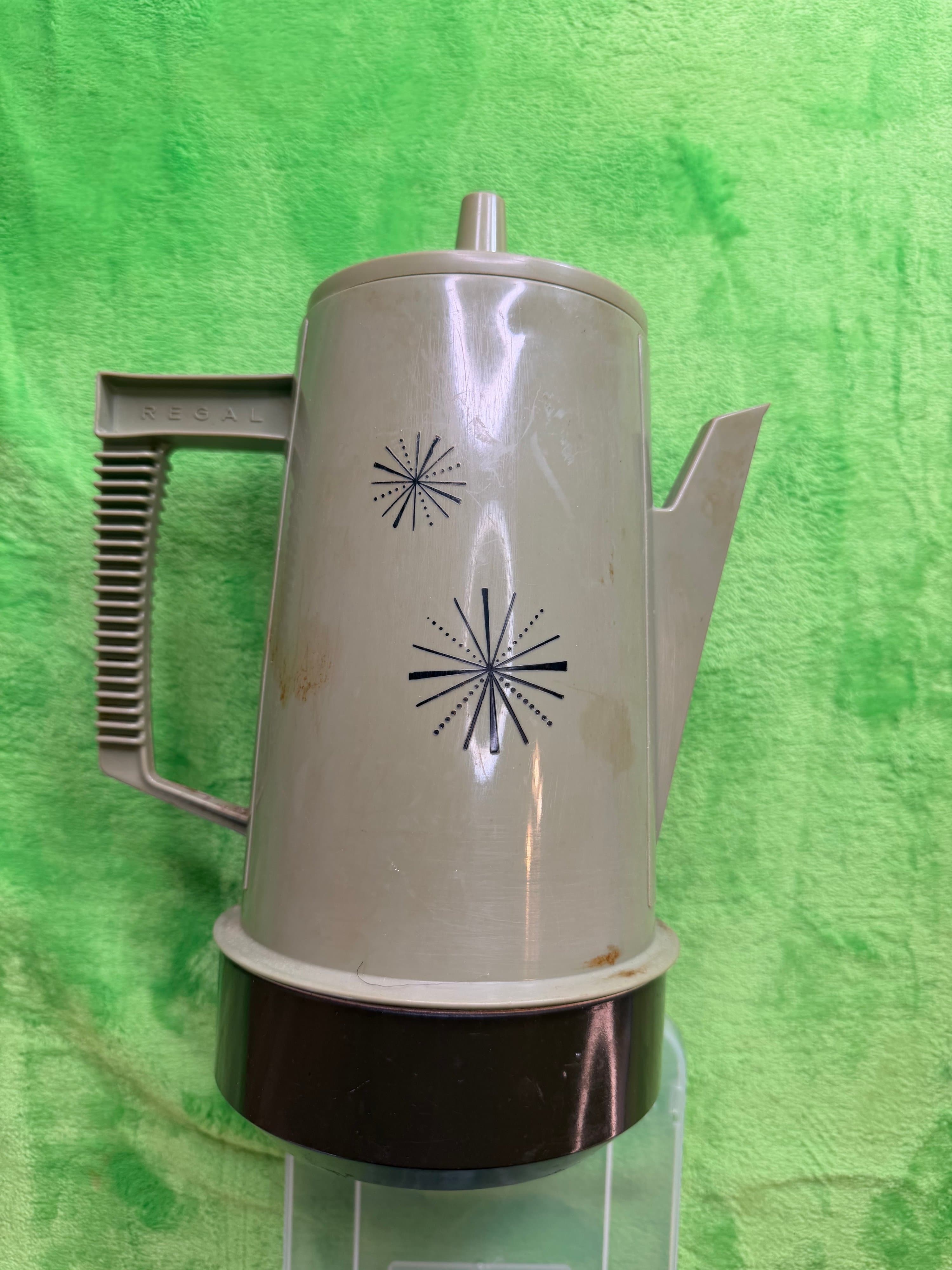 Vtg Regal Poly Perk 7508 Percolator Atomic Starburst