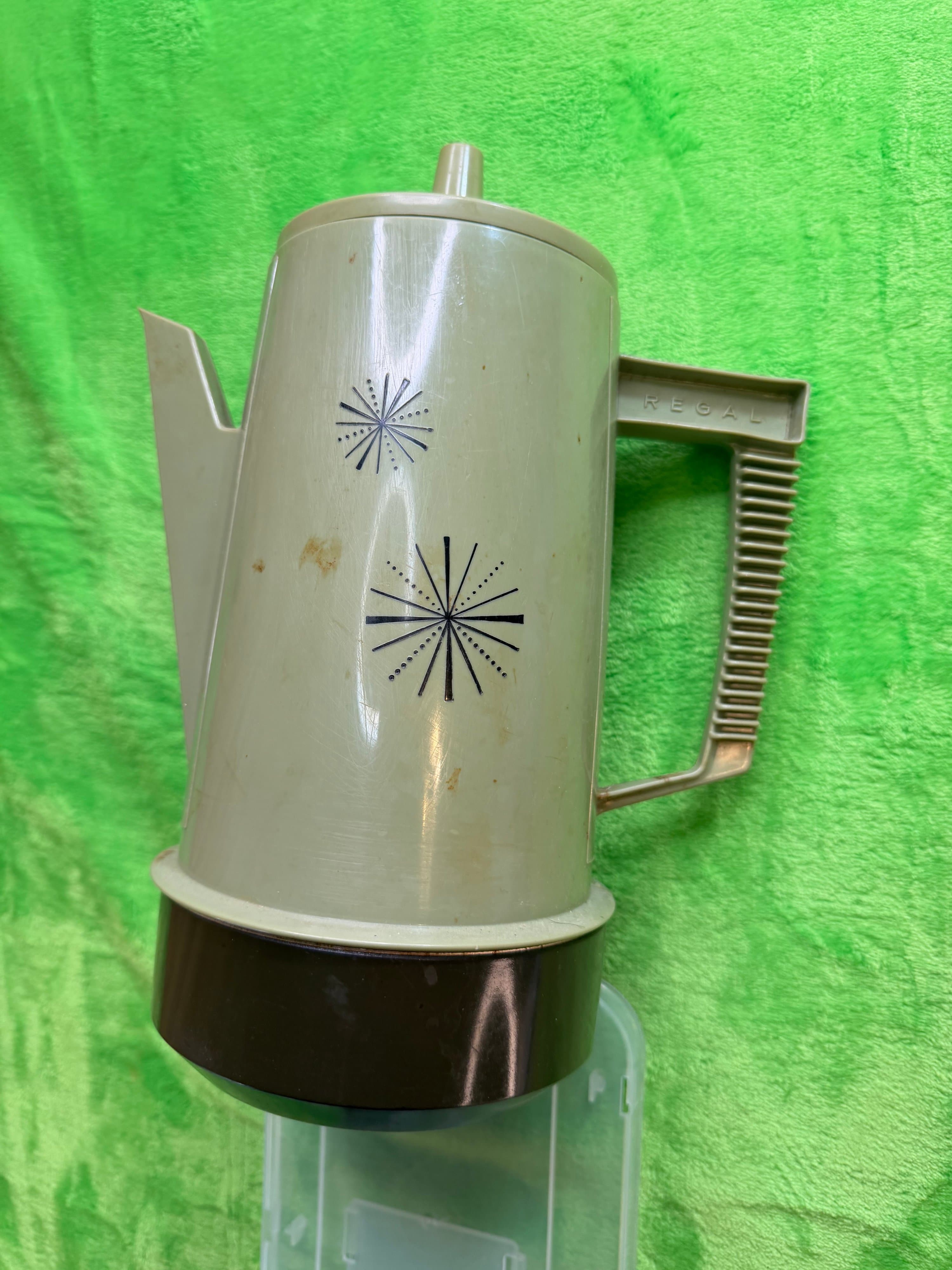 Vtg Regal Poly Perk 7508 Percolator Atomic Starburst - Thumbnail 3