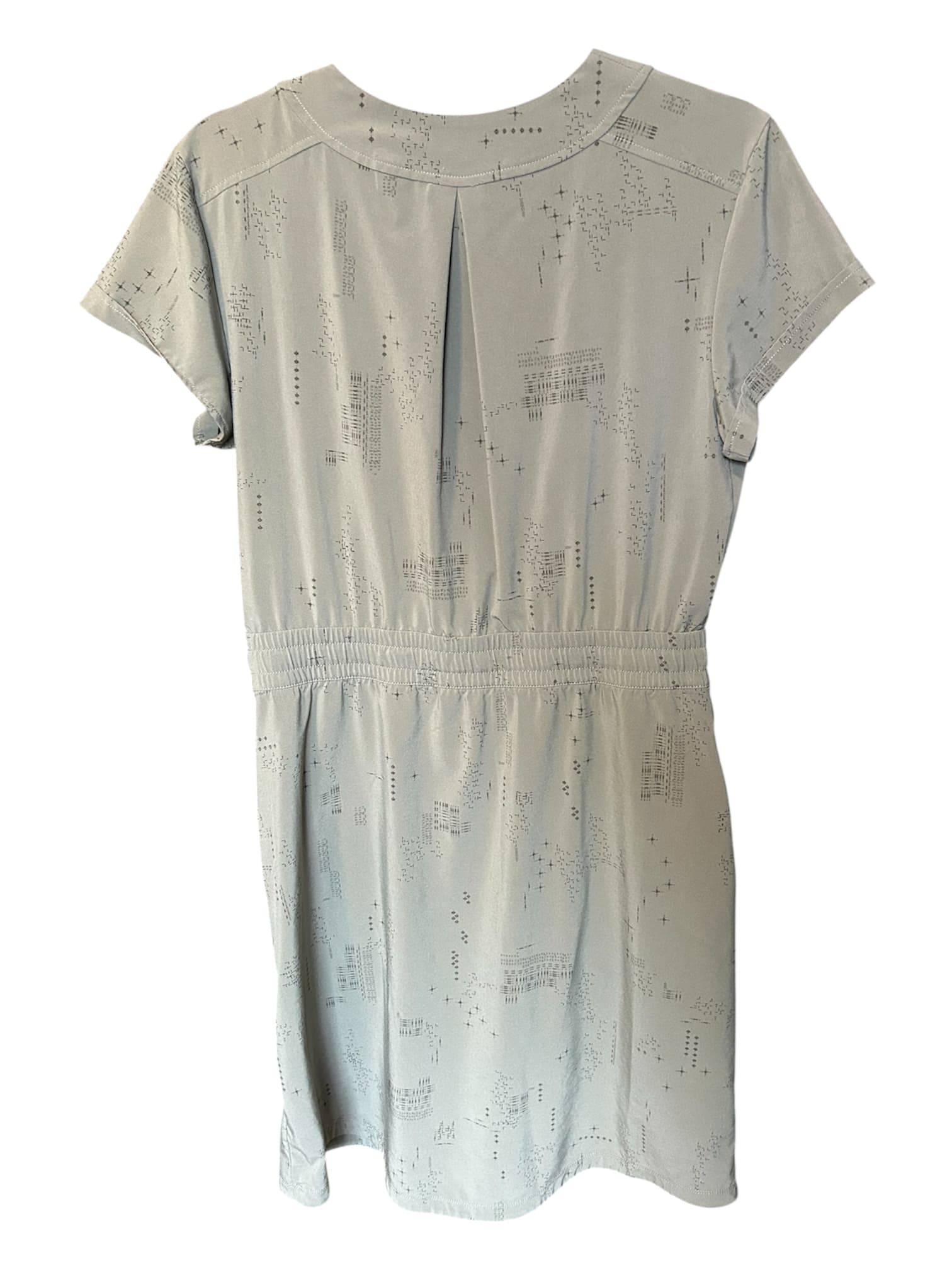 REI Co-op Women's Medium Sage Green V-Neck Dress with Pockets - Thumbnail 2