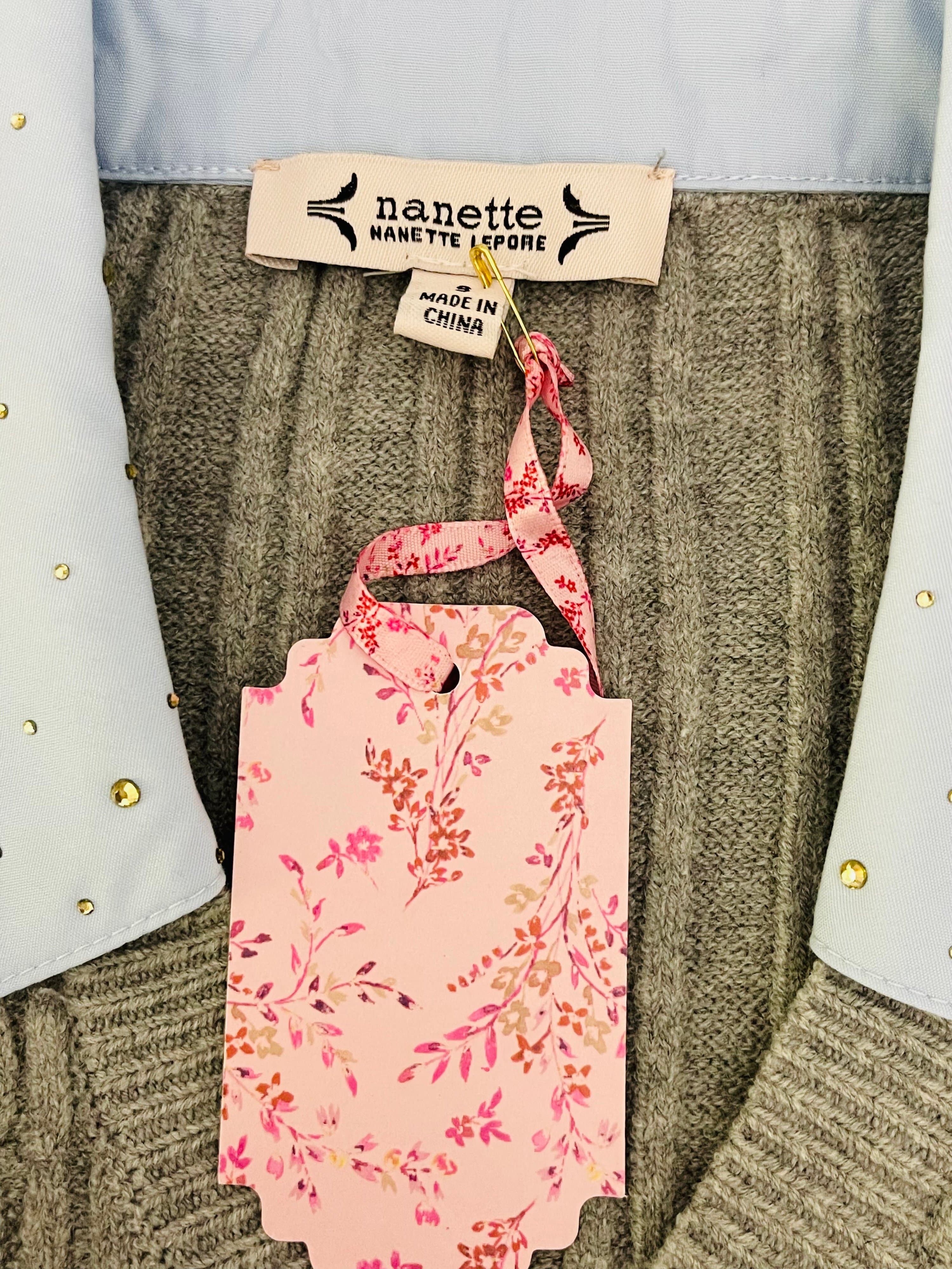 Nanette Lepore Cardigan Combo Top - Thumbnail 16