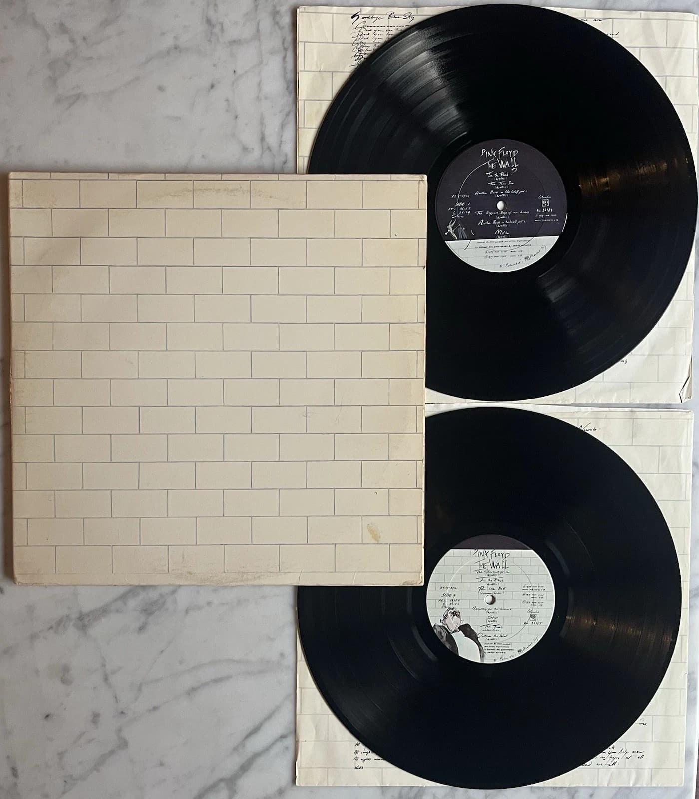 Pink Floyd The Wall Vinyl Record Original 1970s Pressing - Thumbnail 3