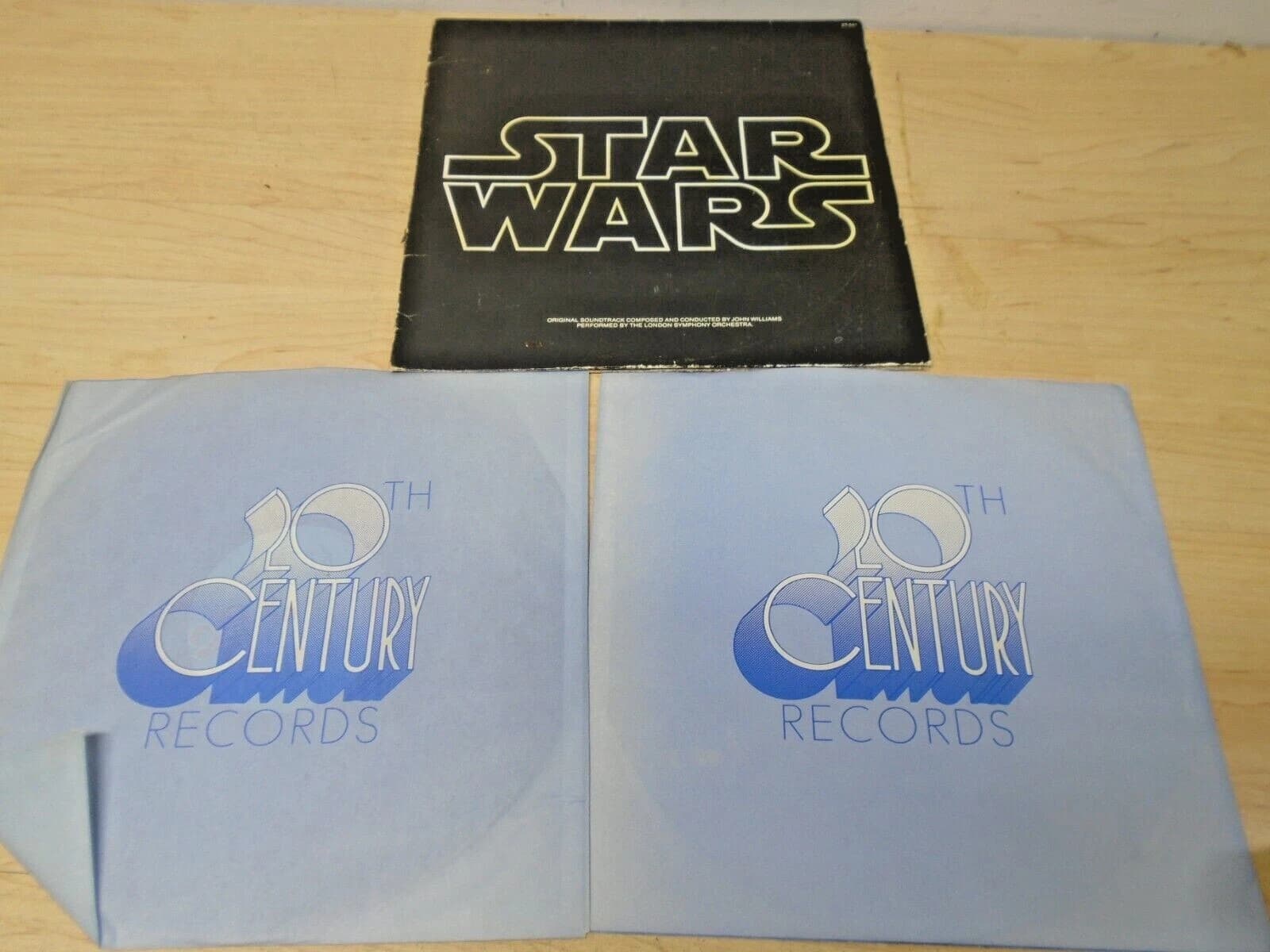 1977 Star Wars Soundtrack Double Vinyl Album John Williams - Thumbnail 4