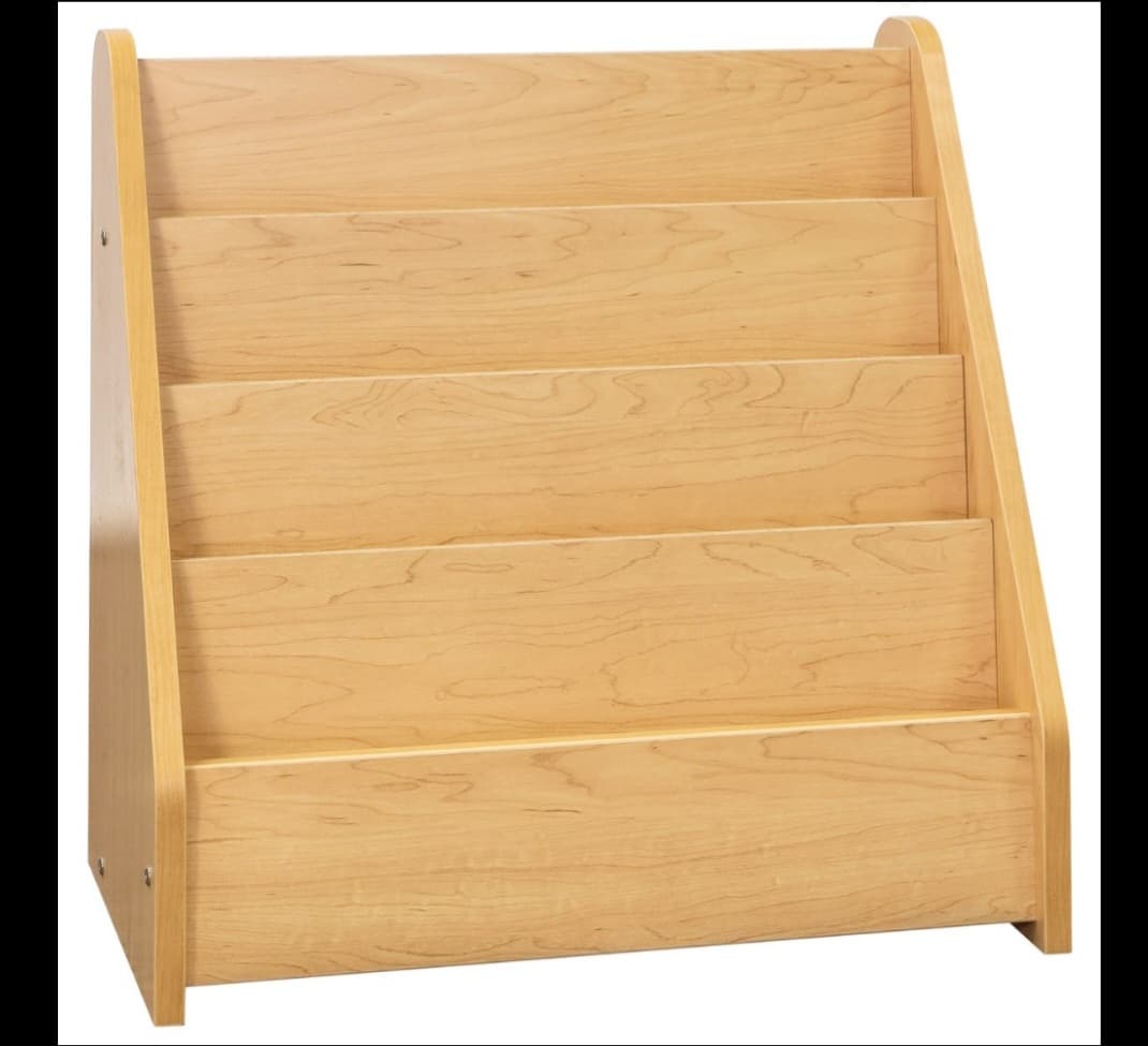 Kaplan Wooden Toddler Book Rack with Four Tiers - Thumbnail 2