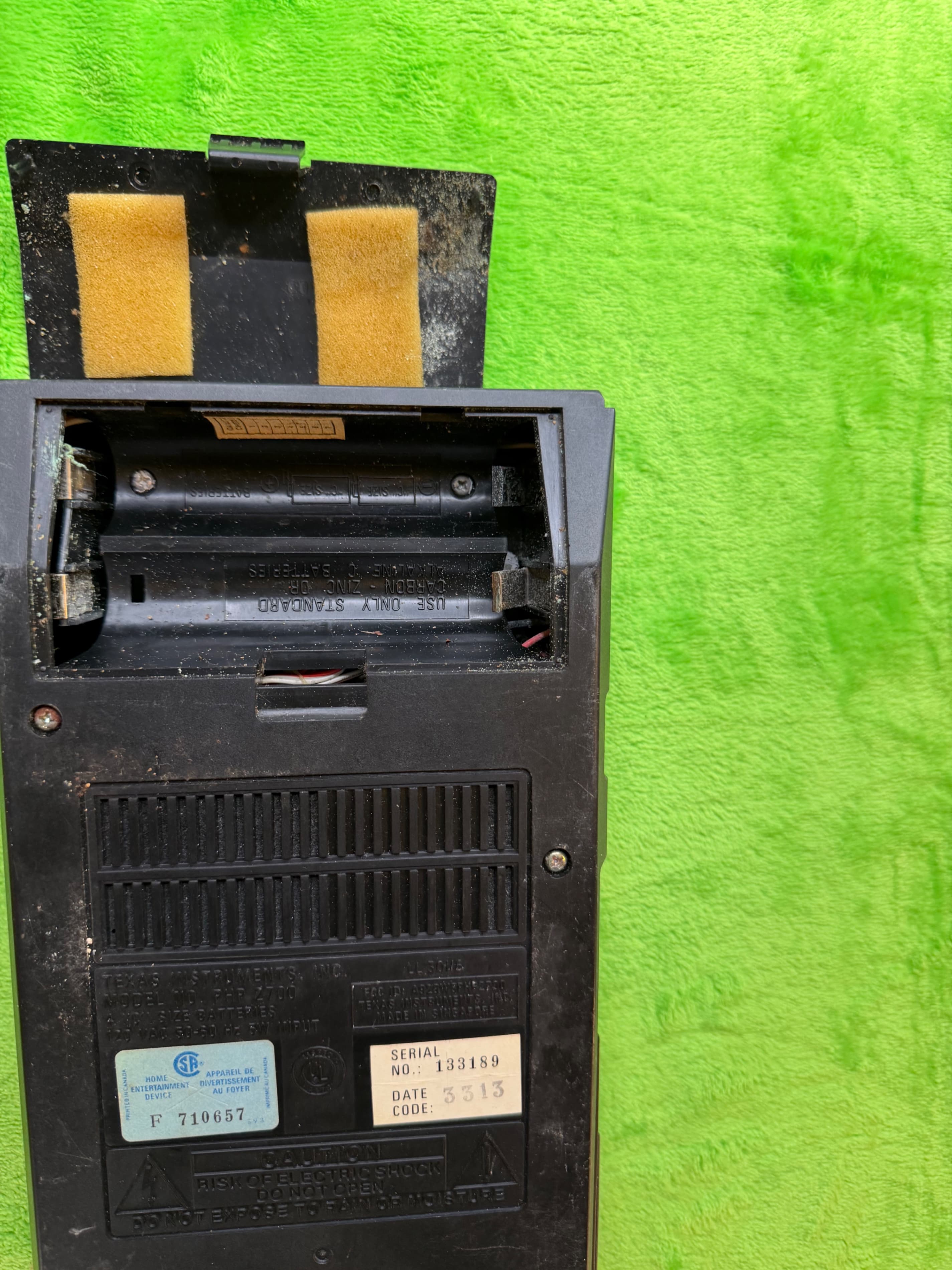 TI Program Recorder PHP 2700 Vtg Cassette - NOT WORKING - Thumbnail 5