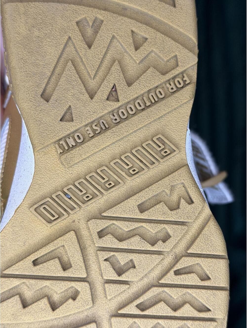 Nike Air Raid Metallic Gold White Basketball Sneakers - Thumbnail 7