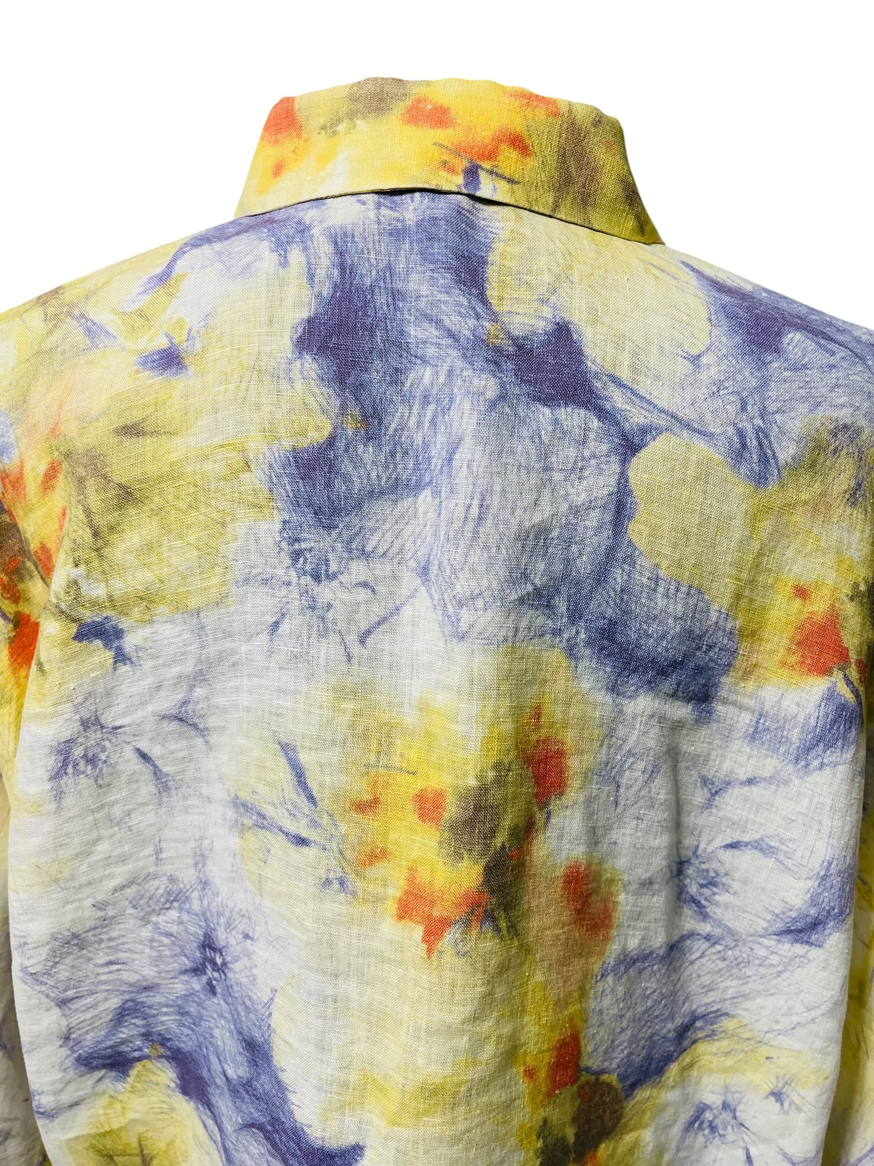 Go Silk Women’s Floral Button Up Blouse/Top - Thumbnail 8
