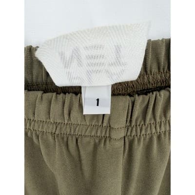Planet by Lauren G Matte Jersey Slim Tapered Pants Thyme Green Size 1 S/M - Thumbnail 7