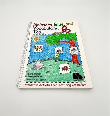 Linguisystems Scissors, Glue, and Vocabulary, Too! Speech Therapy SLP Teaching