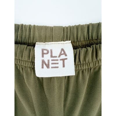 Planet by Lauren G Matte Jersey Slim Tapered Pants Thyme Green Size 1 S/M - Thumbnail 6