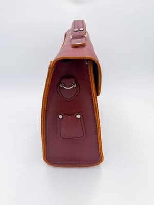 Occidental Leather Walkabout Briefcase Set Rare USA Made Tool Bag Phone Holster - Thumbnail 3