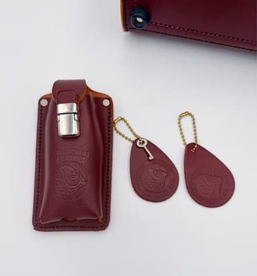 Occidental Leather Walkabout Briefcase Set Rare USA Made Tool Bag Phone Holster - Thumbnail 6