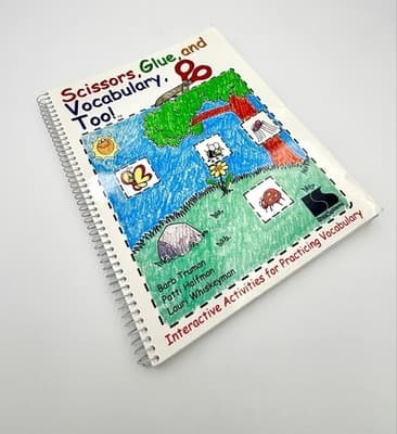 Linguisystems Scissors, Glue, and Vocabulary, Too! Speech Therapy SLP Teaching - Thumbnail 2
