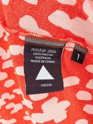 Mister Zimi Della Smocked Maxi Dress Sangria Coral Rain Size 6 Spring Vacation - Thumbnail 5