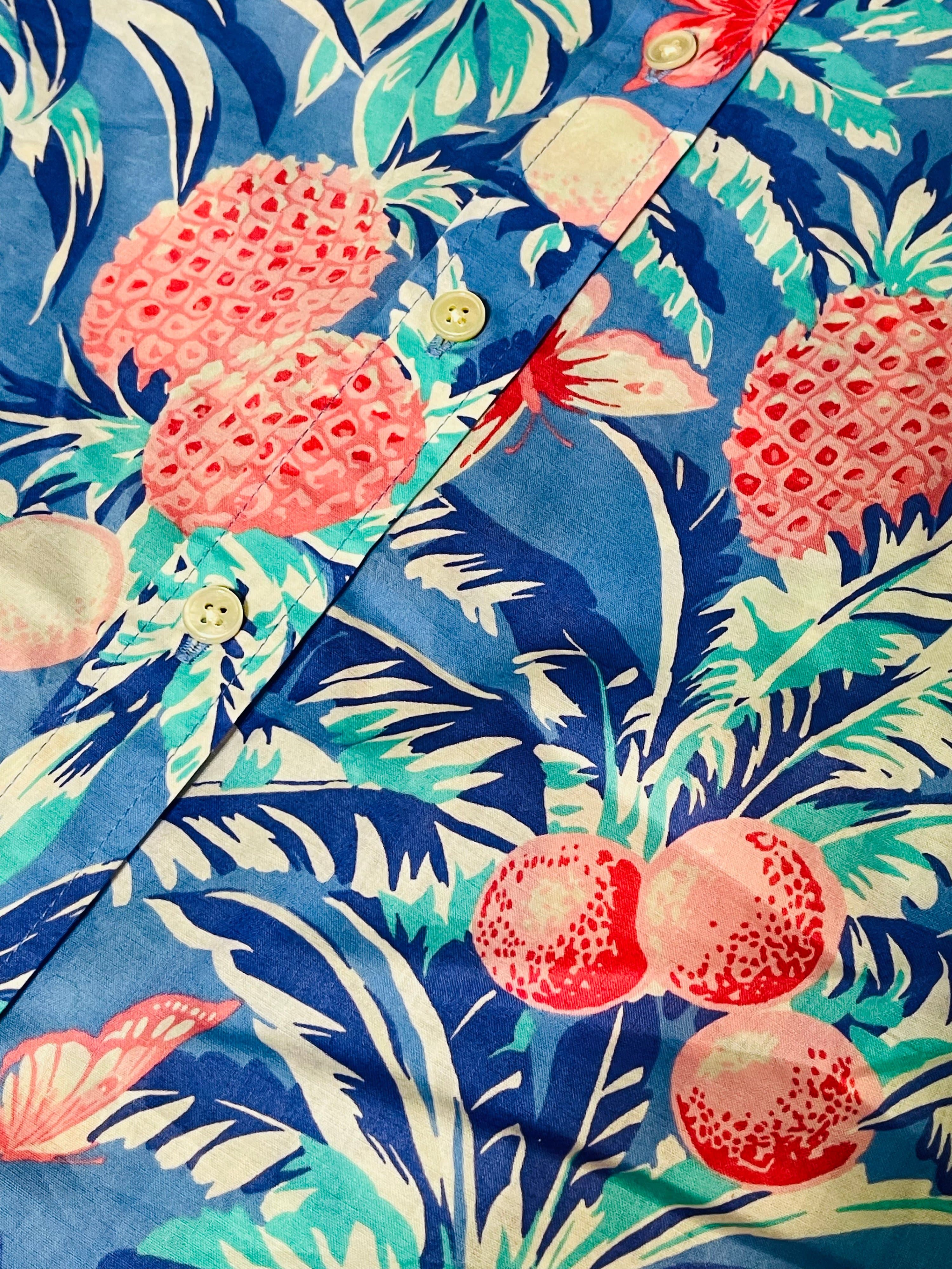 Talbots Floral L/S Button Up Tropical Blouse/Top - Thumbnail 11