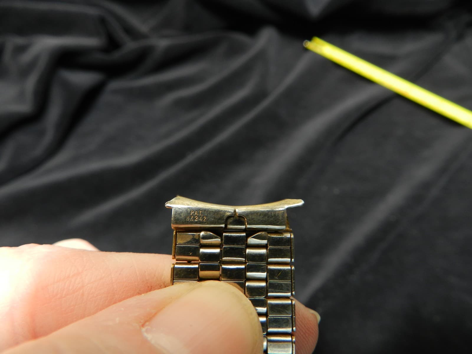 60's Vintage Stainless Steel Mesh 10KT GF Watch Band 15mm E68S - Thumbnail 9