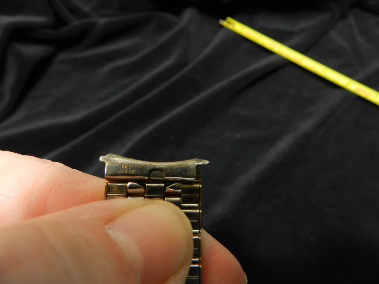 60's Vintage Stainless Steel Mesh 10KT GF Watch Band 15mm E68S - Thumbnail 8