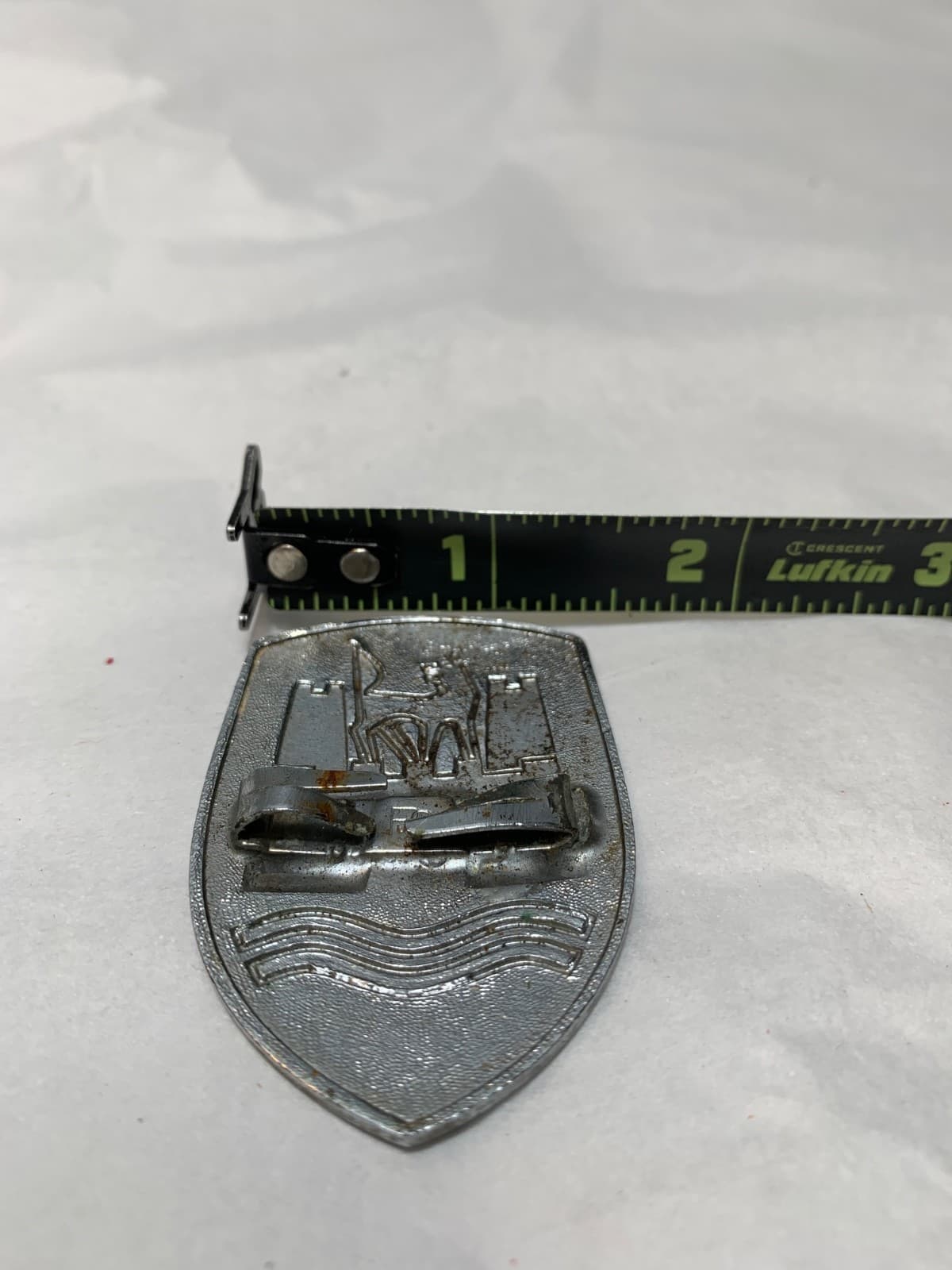 Vintage Volkswagen VW Wolfsburg Crest Hood Emblem Beetle (B5JJ? - Thumbnail 6