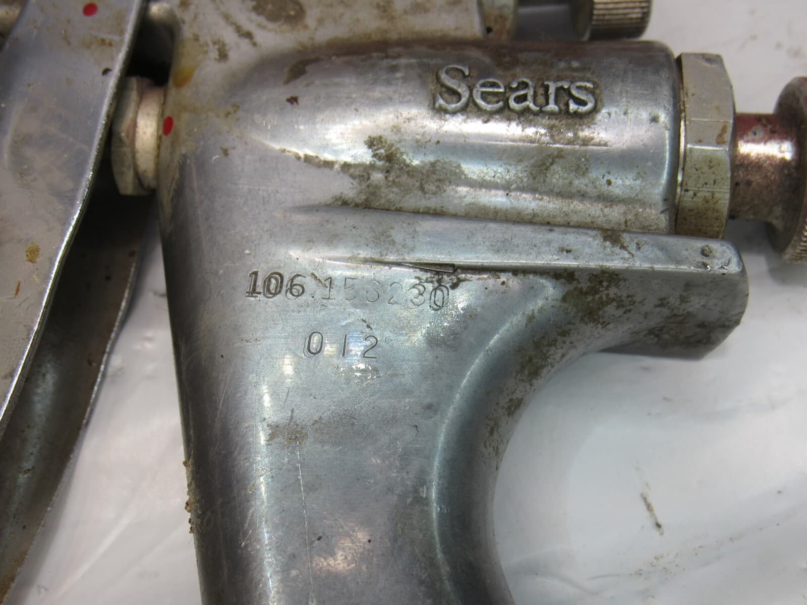 (2) Vintage Automotive Spray Paint Sprayer Guns Sears Campbell Hausfeld (R36J) - Thumbnail 5