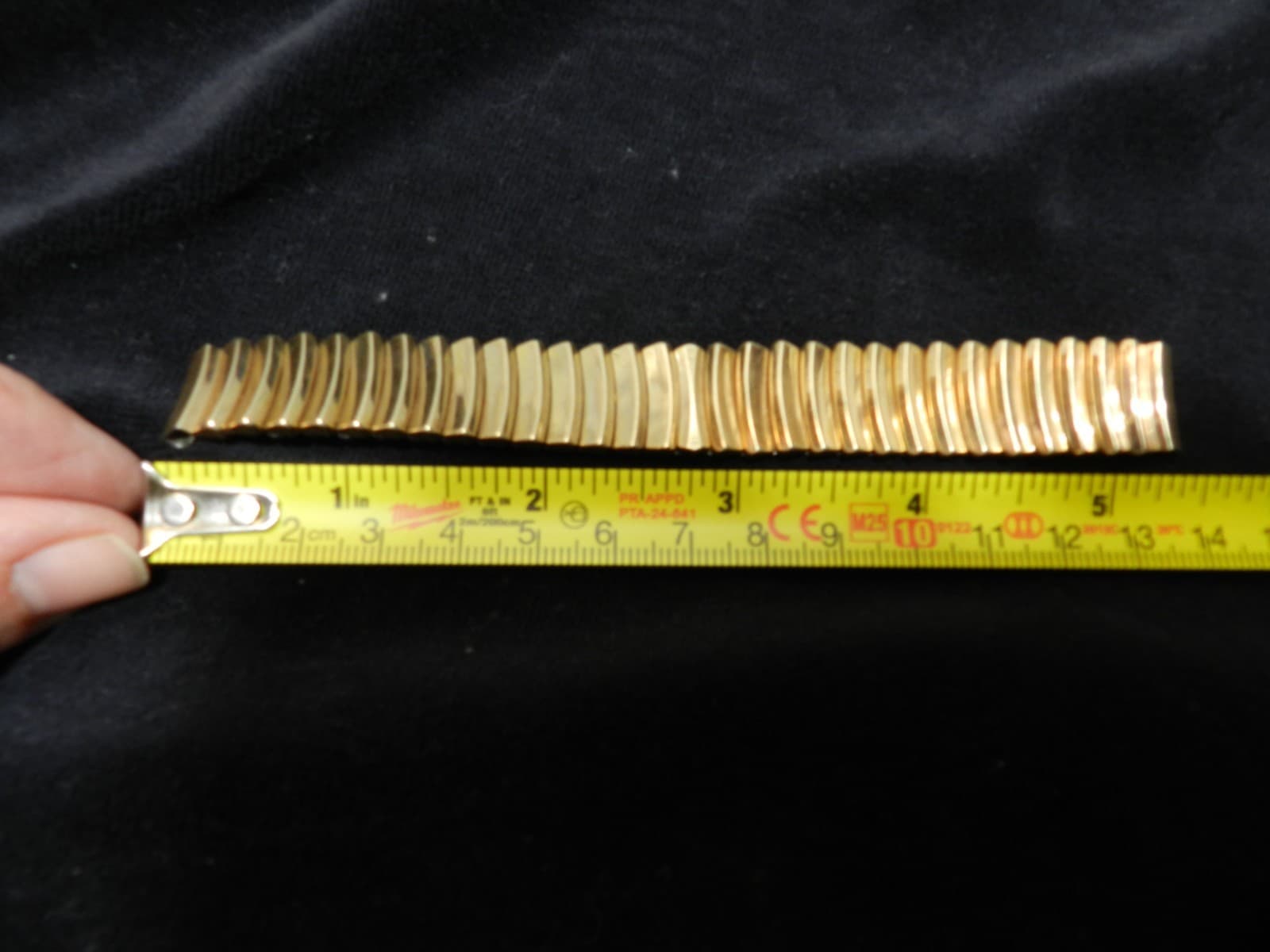 60's Vintage Champion Flex Stainless Steel 10KT GF Watch Band 15mm E69S - Thumbnail 9