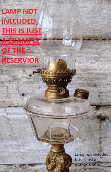 Antique Orpens Pat. July 29 1862 Oil Lamp Clear Glass Reservior (B6S) - Thumbnail 13