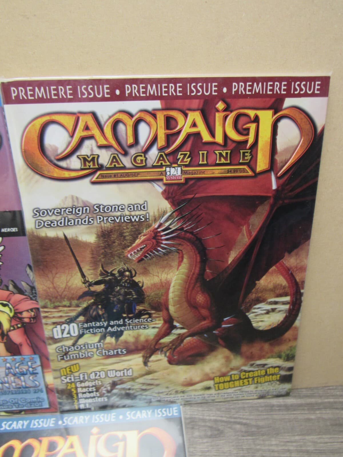 3 Campaign Magazine Heroes Issue , Issue #1 & 2 D&D - Thumbnail 3