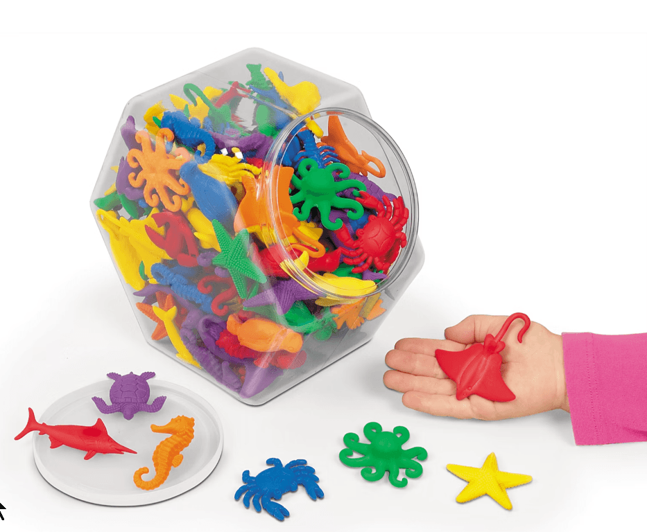 Lakeshore Sea Animal Counters Math Manulipitives Homeschool Pre School (W48J) - Thumbnail 2