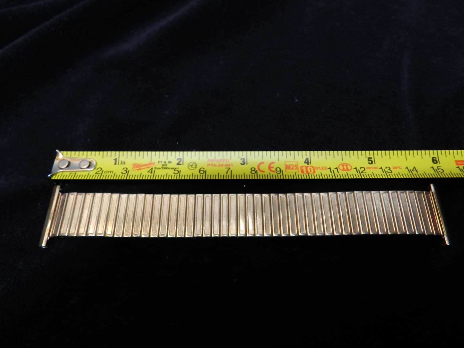 Vintage Champion Flex Stainless Steel 10KT GF Watch Band 19mm E70S - Thumbnail 7