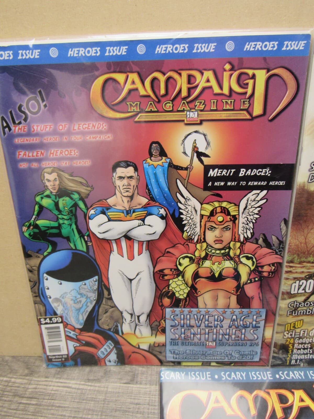 3 Campaign Magazine Heroes Issue , Issue #1 & 2 D&D - Thumbnail 2