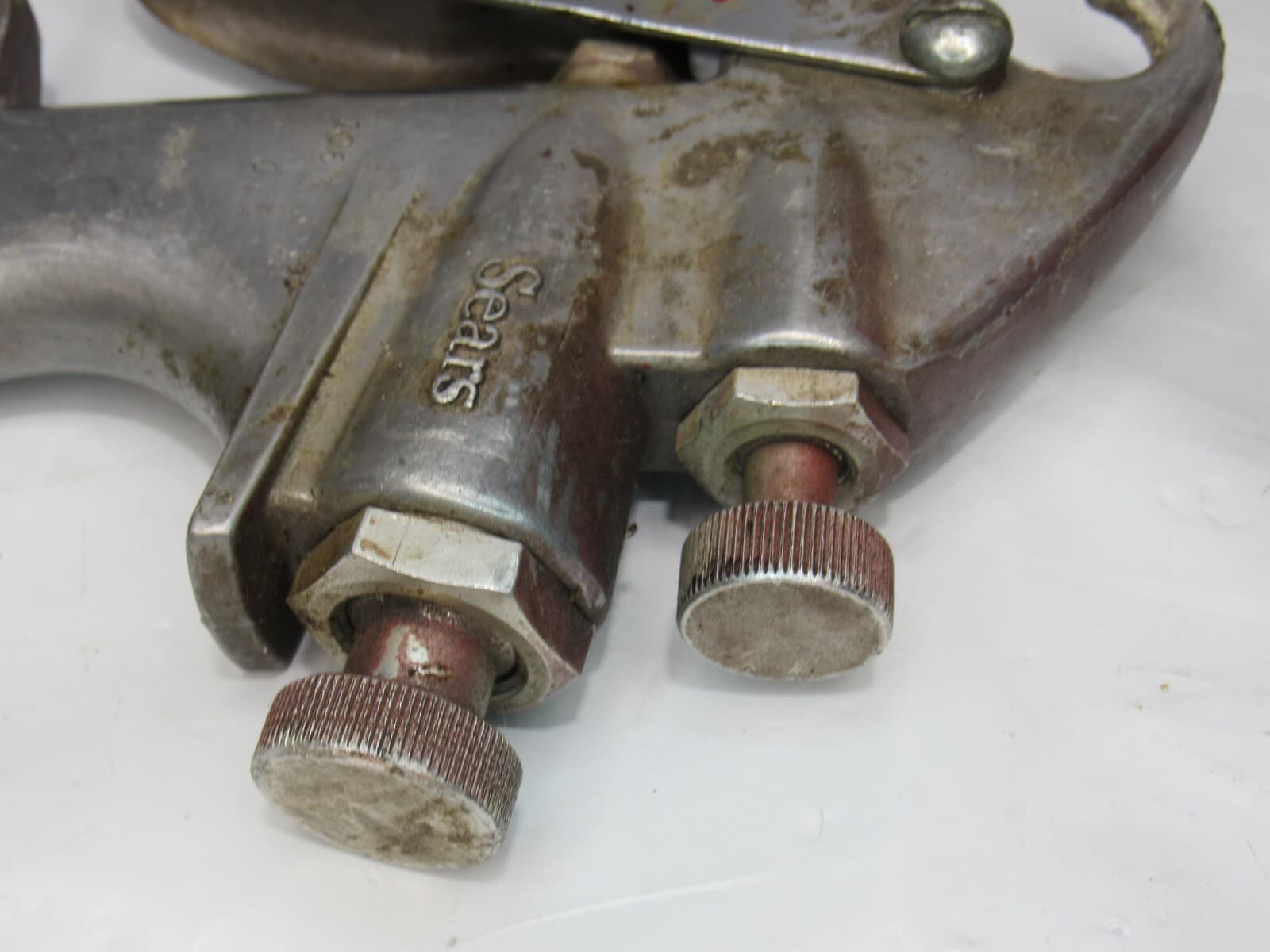 (2) Vintage Automotive Spray Paint Sprayer Guns Sears Campbell Hausfeld (R36J) - Thumbnail 7