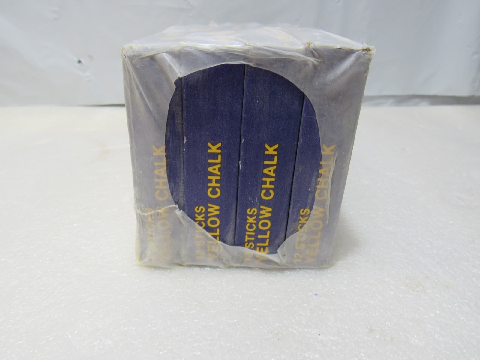 Lot of Vintage Yellow Dustless Chalk Sargent 12 Boxes Sealed (V33J) - Thumbnail 3