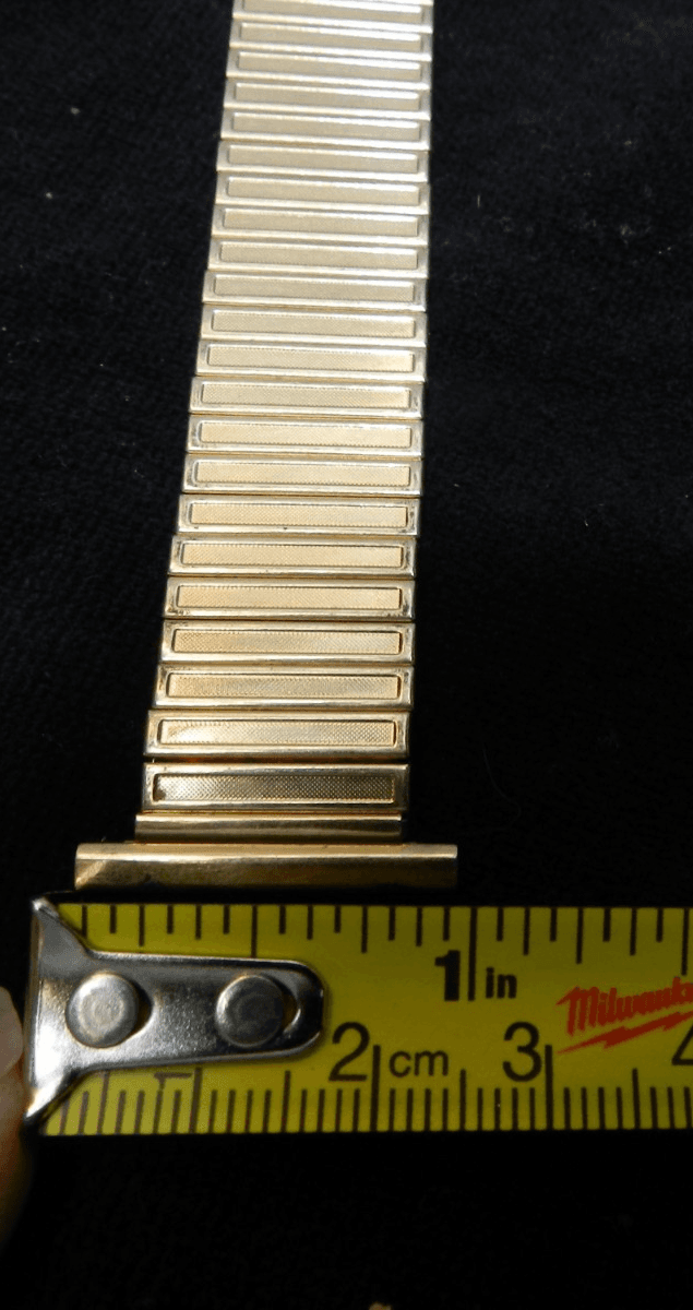 Vintage Champion Flex Stainless Steel 10KT GF Watch Band 19mm E70S - Thumbnail 5