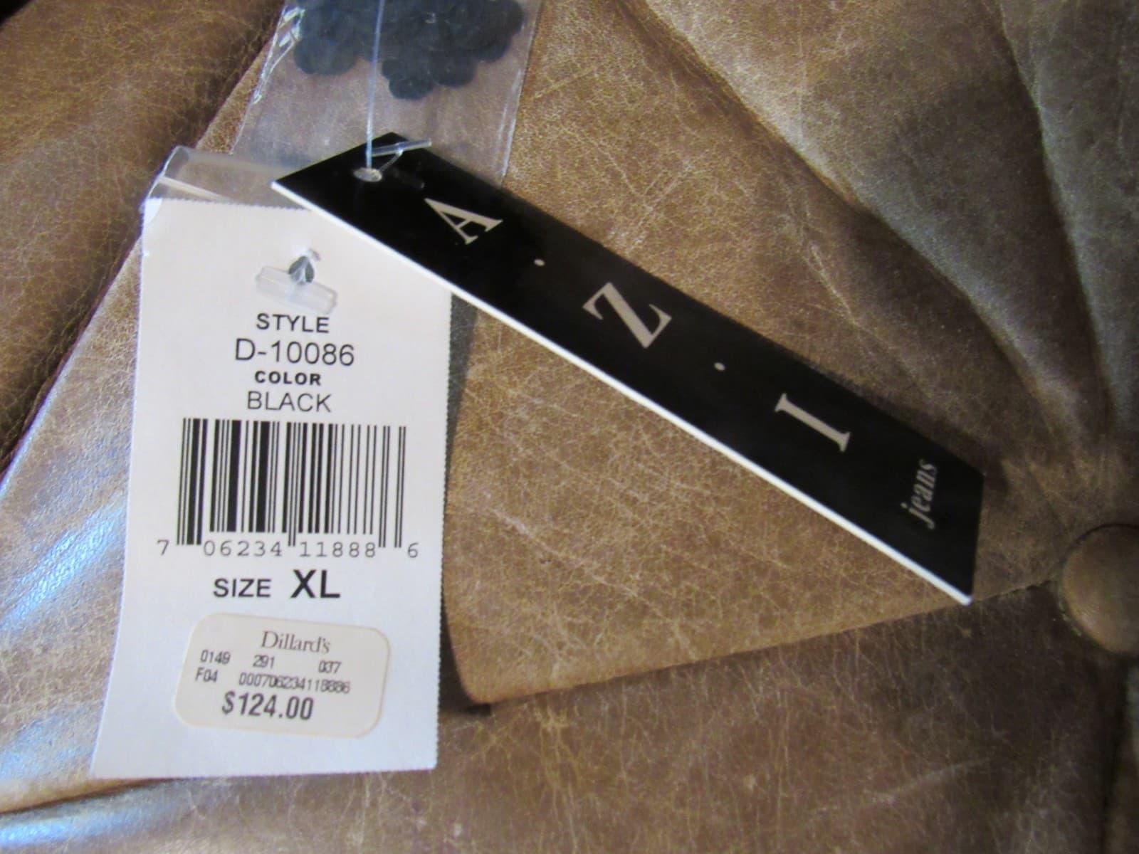 A.Z.I. Sequin / Sheer Long Top Womens Size XL NWT Black (I5K) - Thumbnail 5