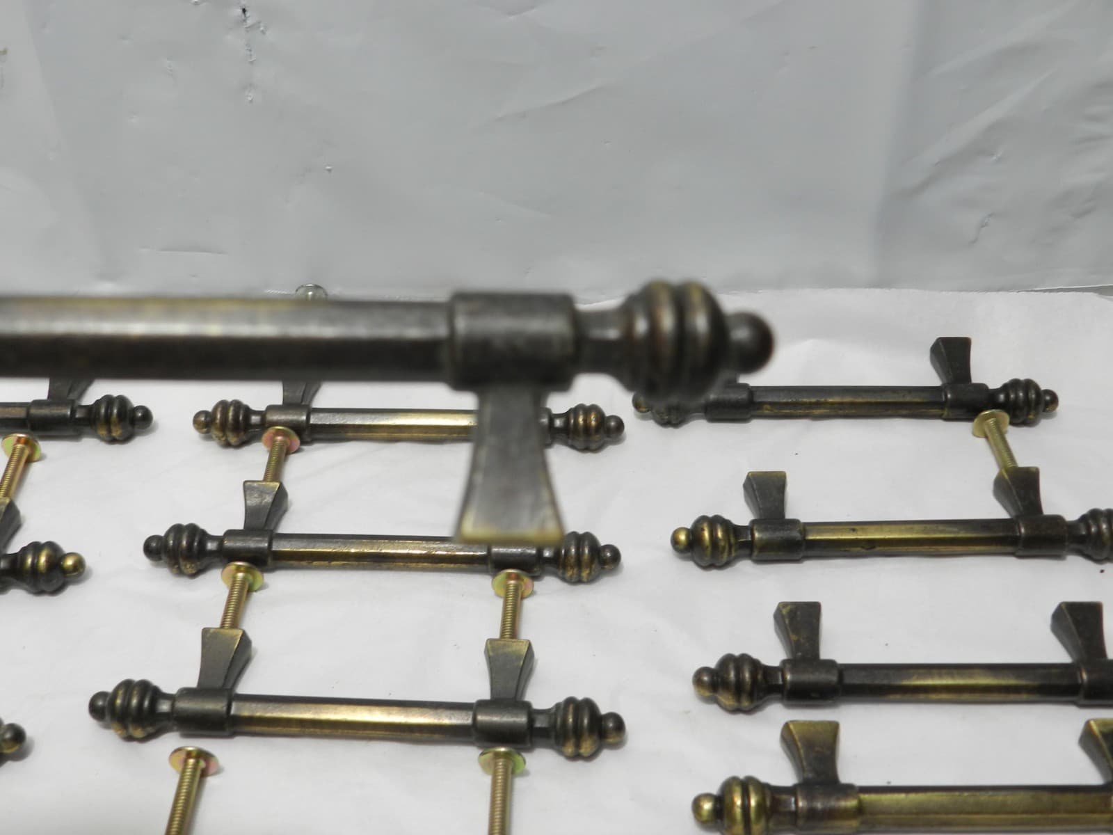 16 Vintage Brass Cabinet Drawer Door Cabinet Pull Handles Antique Gold (B11S) - Thumbnail 11
