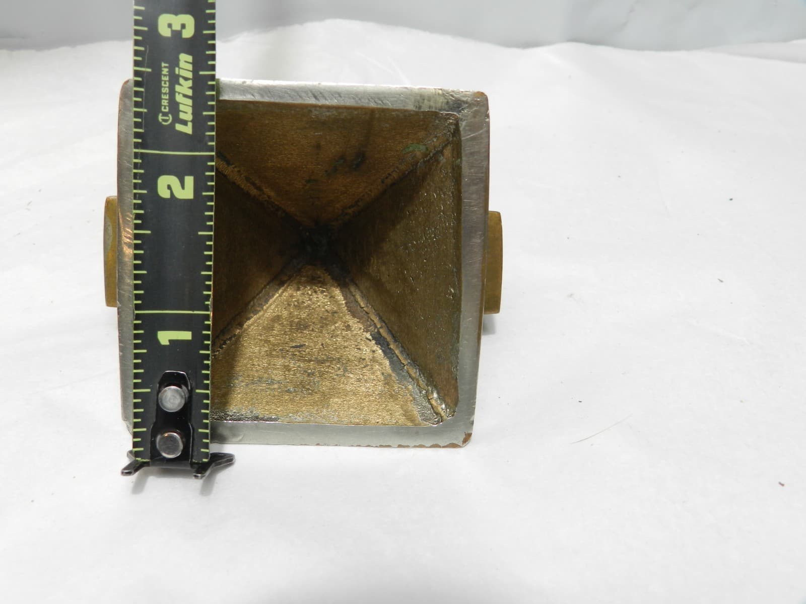 Original Prototype SIGMA TAU Engineering Honors Society Brass Pyramid Rail B13S - Thumbnail 6