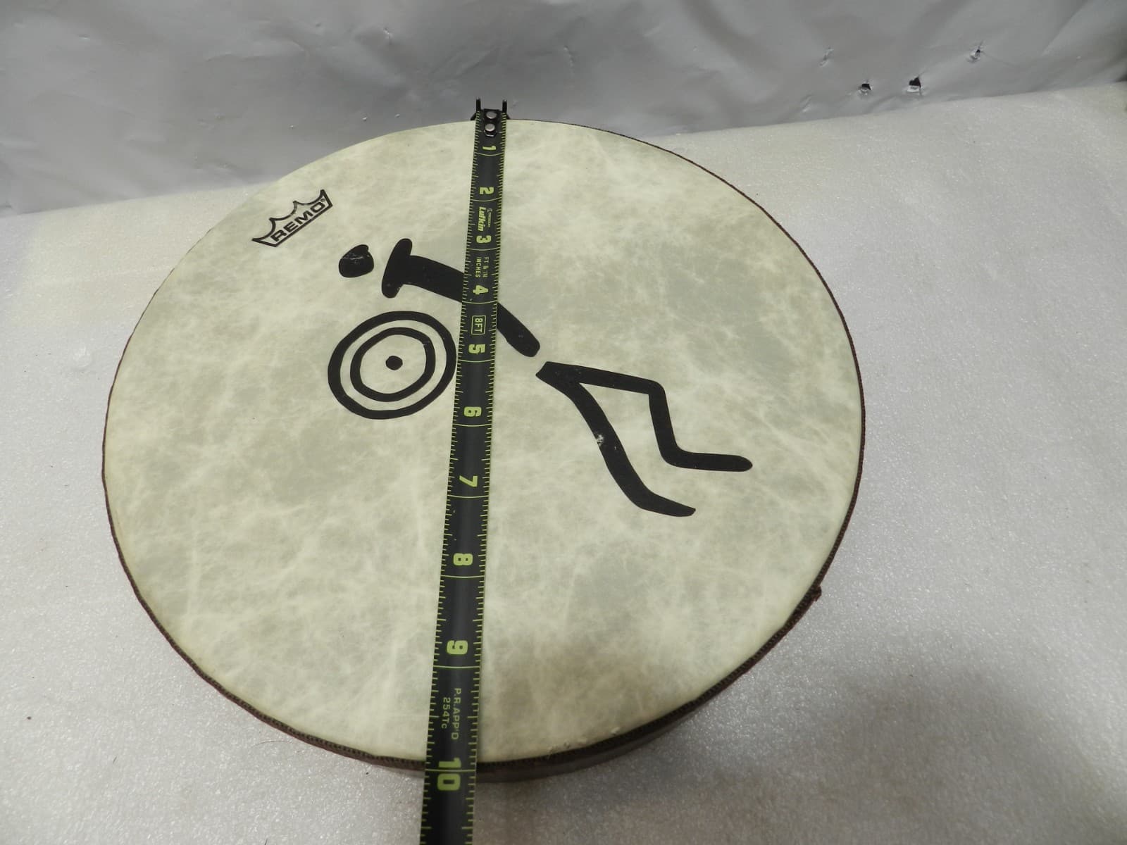 REMO 10" Frame Hand Drum Wood Walnut 10" x 2" Percussion (C55S) - Thumbnail 7