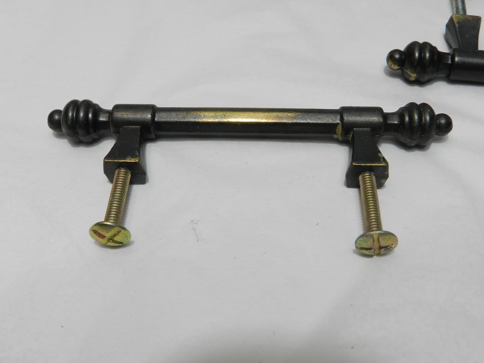 16 Vintage Brass Cabinet Drawer Door Cabinet Pull Handles Antique Gold (B11S) - Thumbnail 3