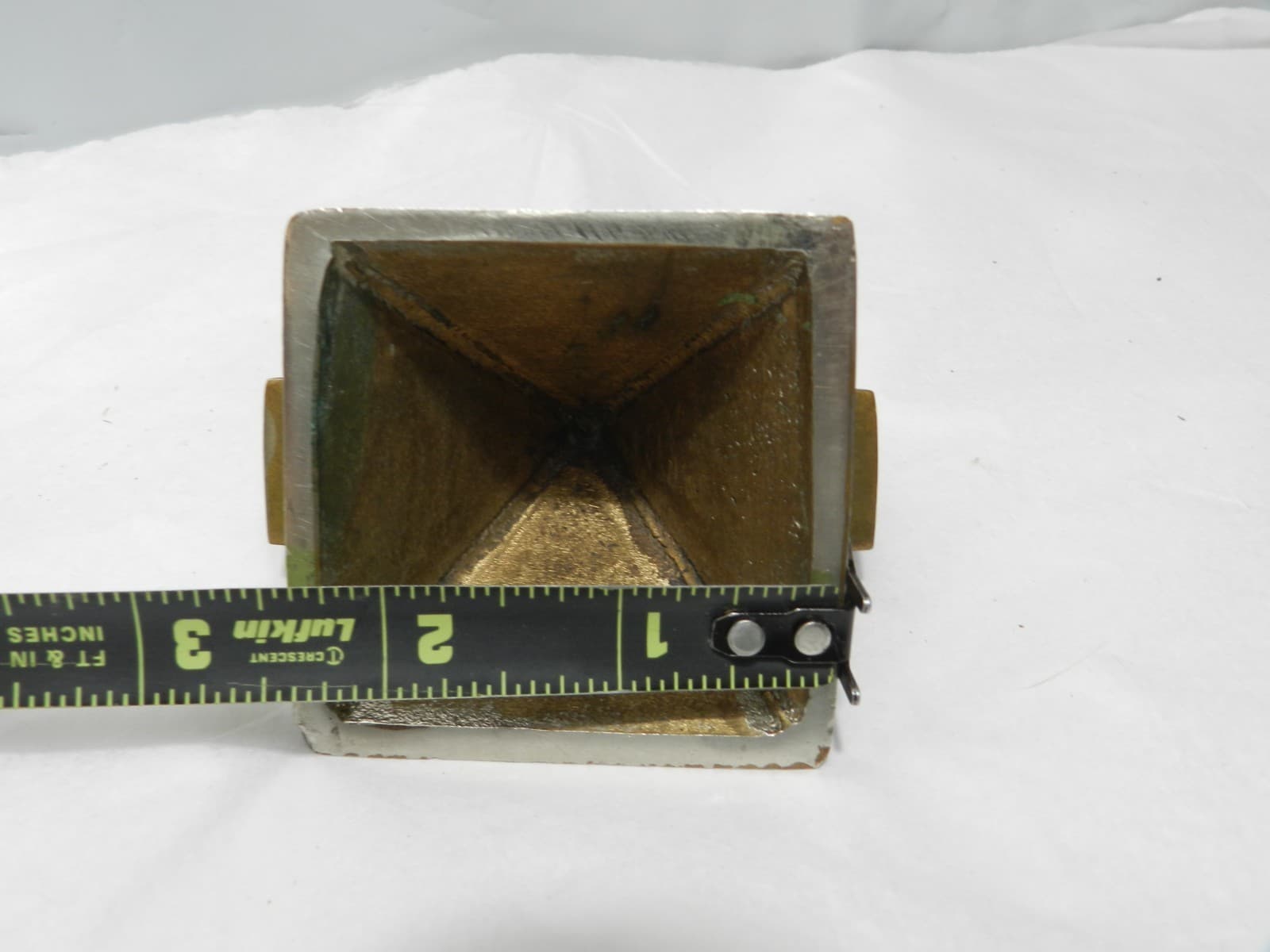 Original Prototype SIGMA TAU Engineering Honors Society Brass Pyramid Rail B13S - Thumbnail 7
