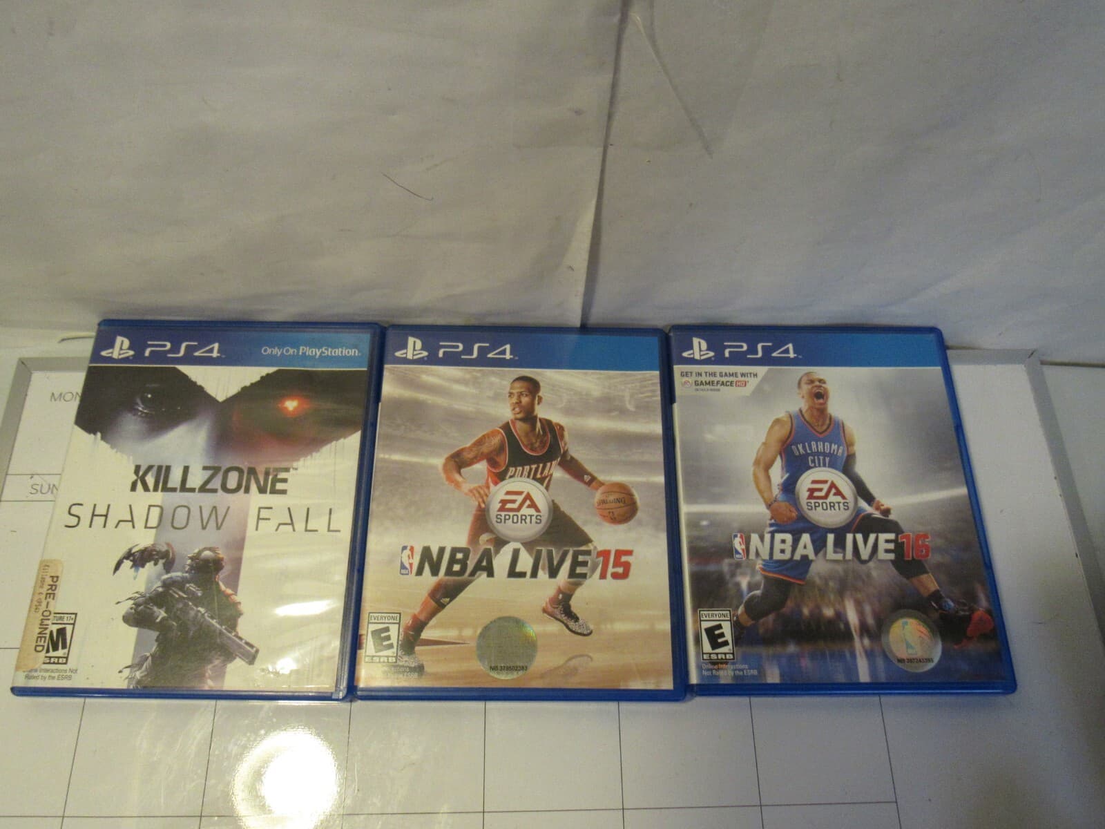 PS4 Games Lot 9 Games Madden NFL 17, NBA 14 2k15 Live 15 16 MLB 15 16 B97 - Thumbnail 3