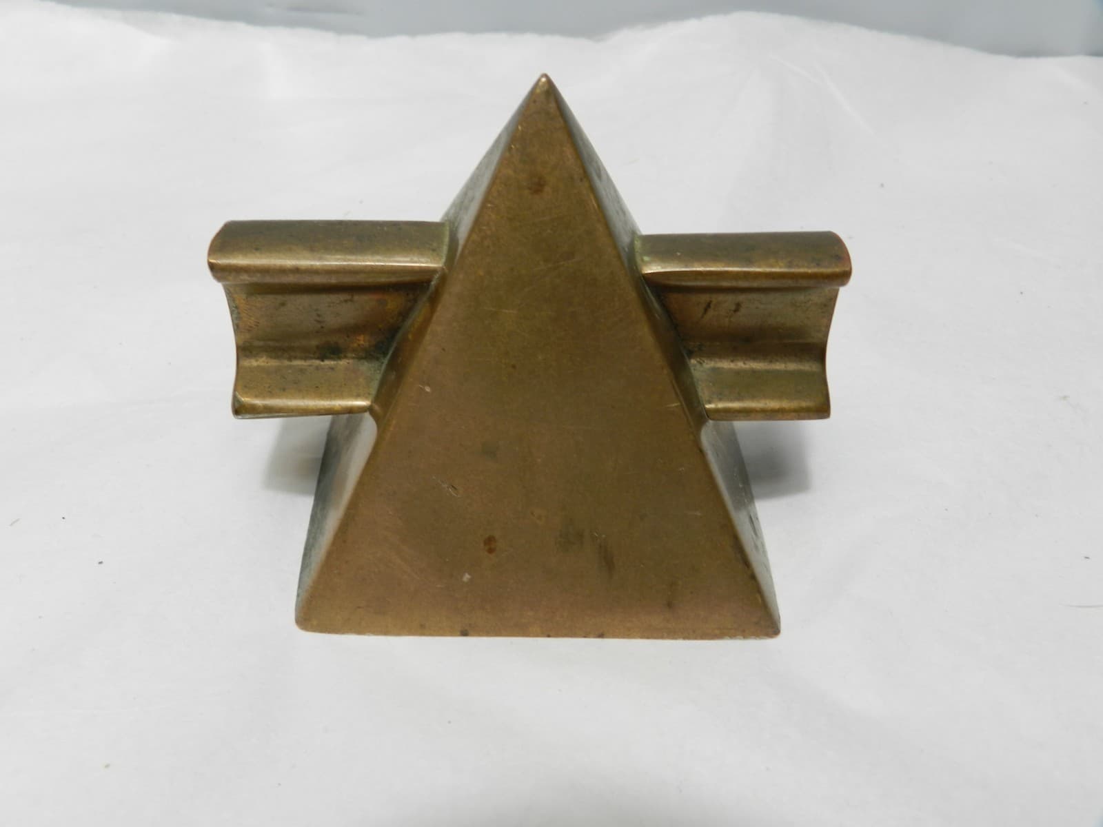 Original Prototype SIGMA TAU Engineering Honors Society Brass Pyramid Rail B13S - Thumbnail 4