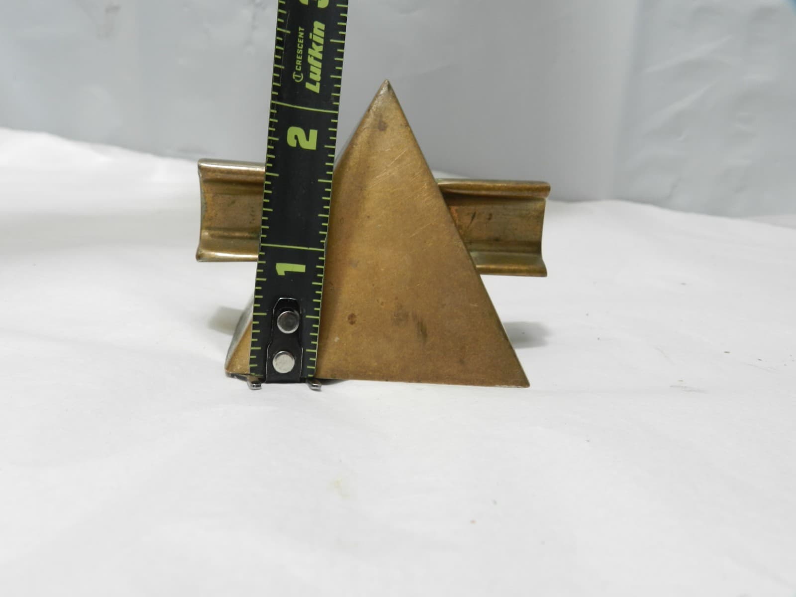 Original Prototype SIGMA TAU Engineering Honors Society Brass Pyramid Rail B13S - Thumbnail 8